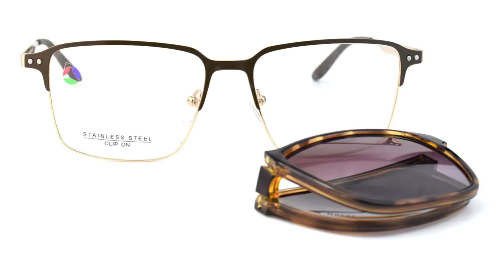 Foldable Clip On Glasses Frame